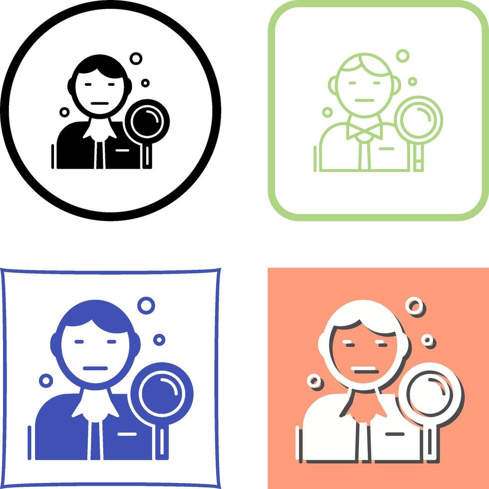 Candidate Icon Design vector