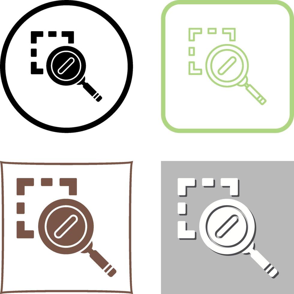 Zoom Out Icon Design vector