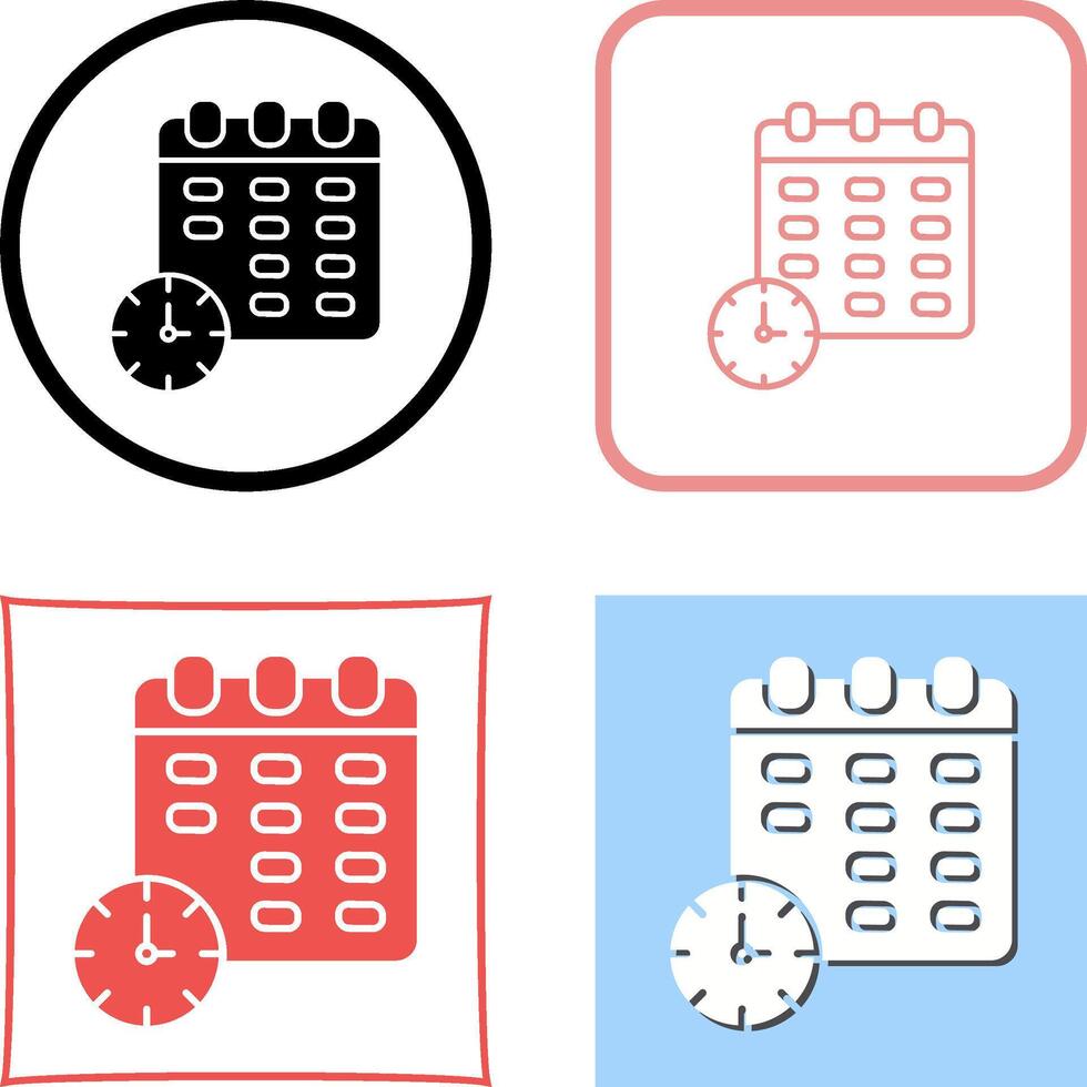 Calender Icon Design vector