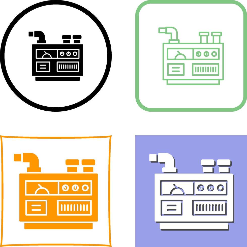 Generator Icon Design vector
