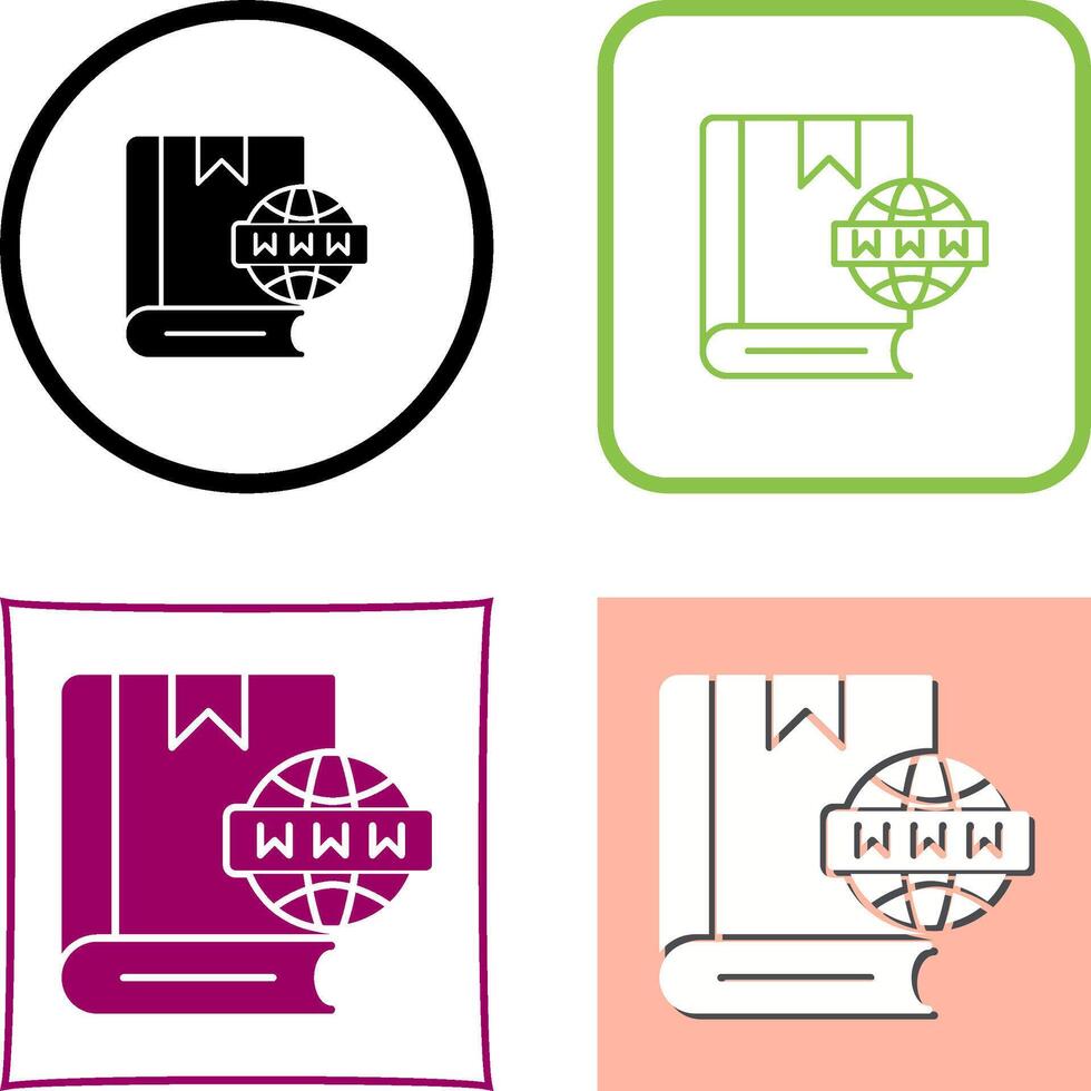 Website Icon Design vector