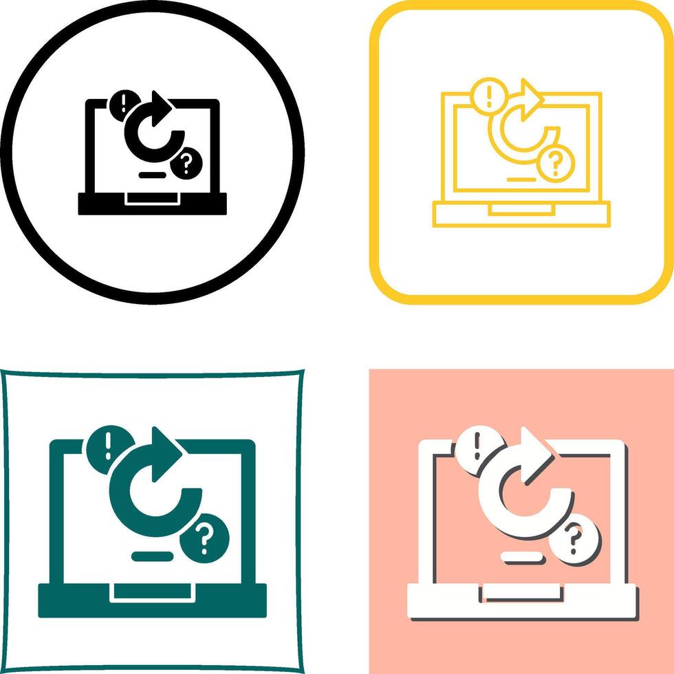 Problem solving Icon Design vector