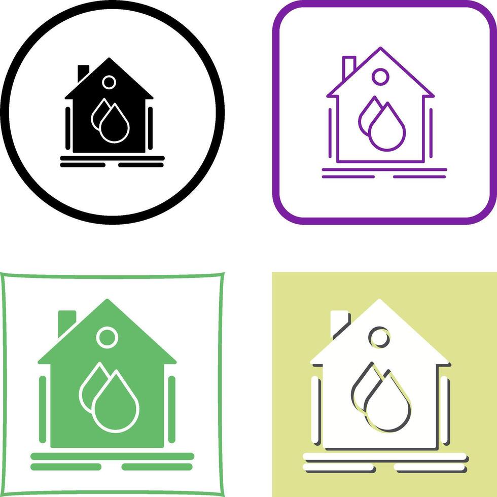 Water Icon Design vector