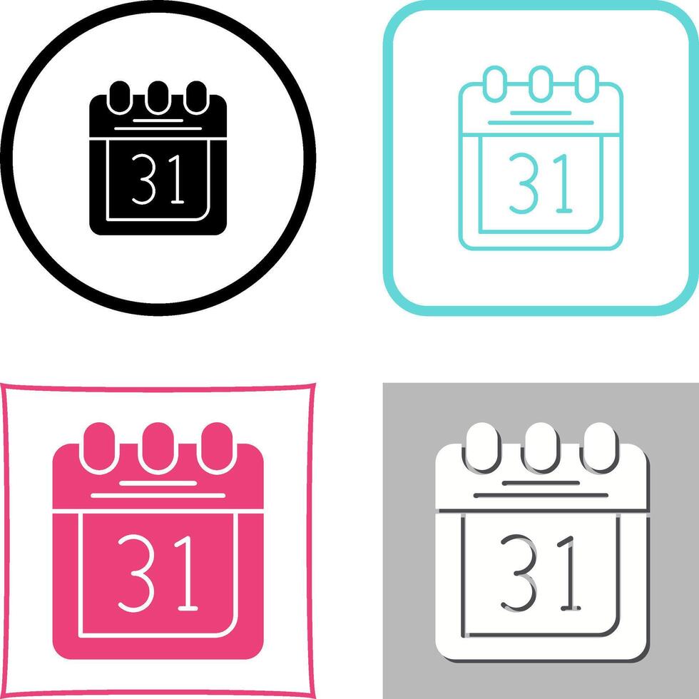 Calendar Icon Design vector