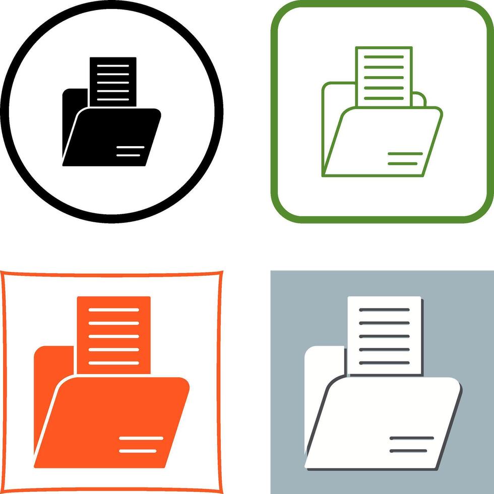 Folder Icon Design vector