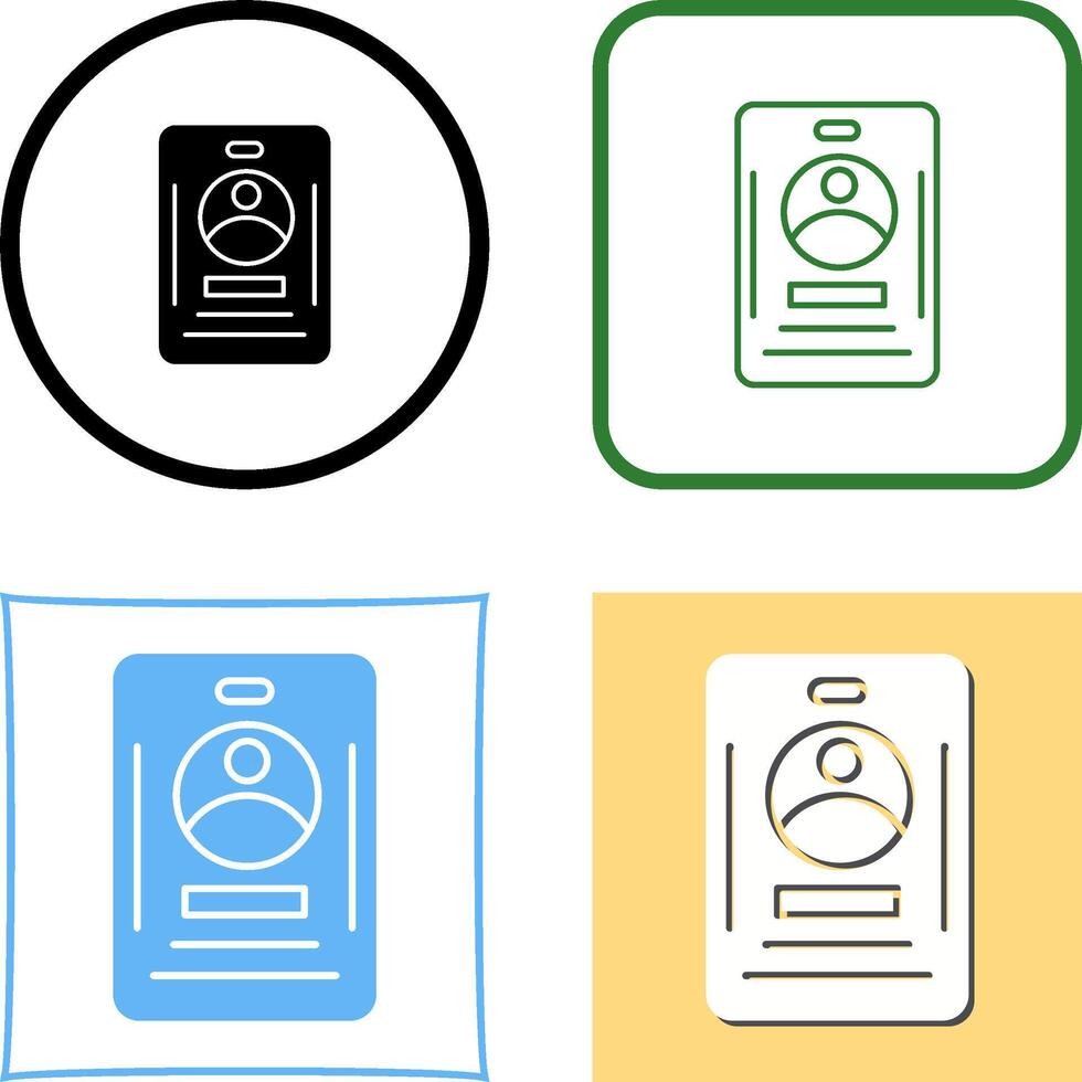 Office Card Icon Design vector