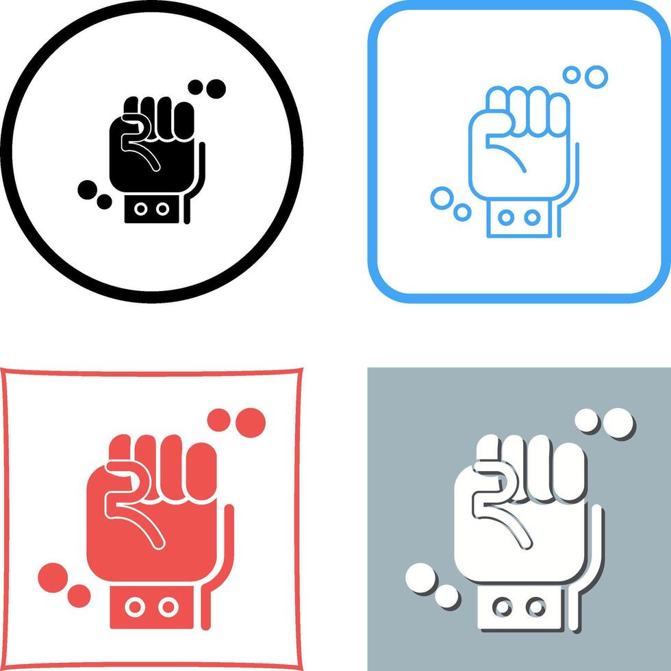 Fist Icon Design vector