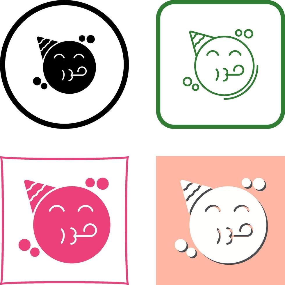 Party Icon Design vector