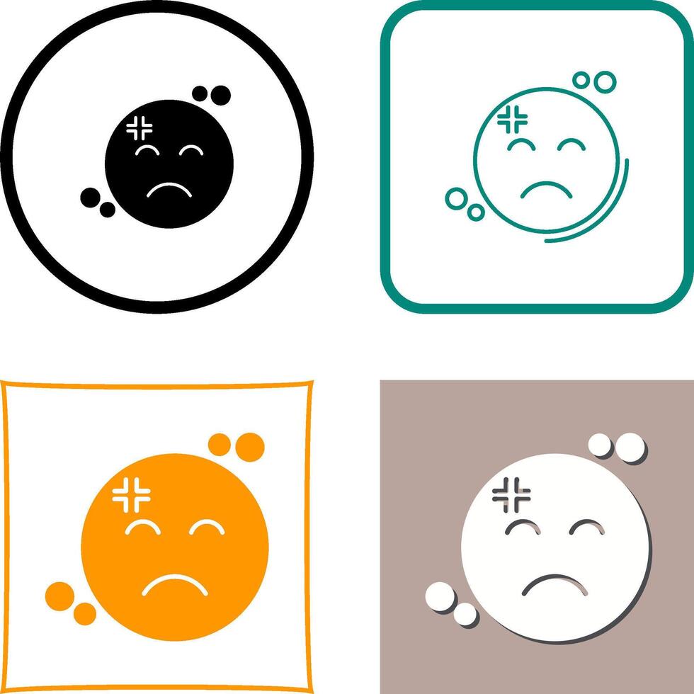Dissapointment Icon Design vector
