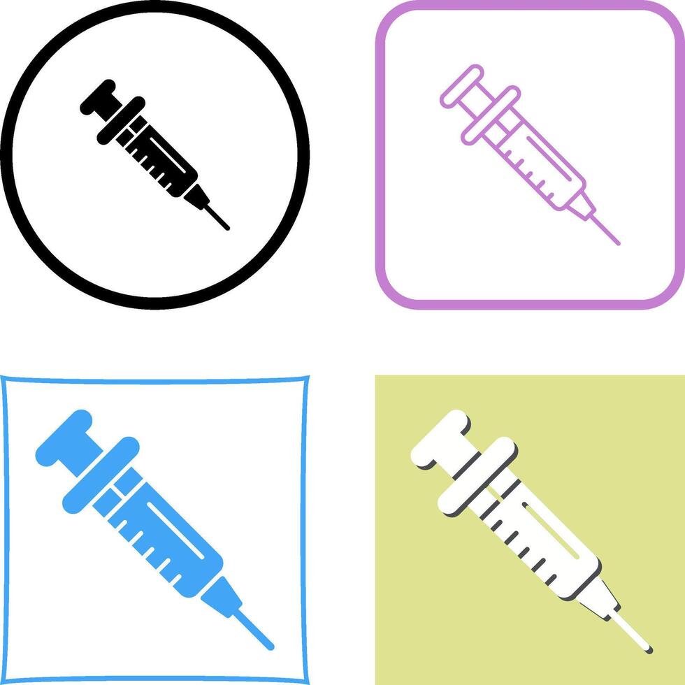 Injection Icon Design vector