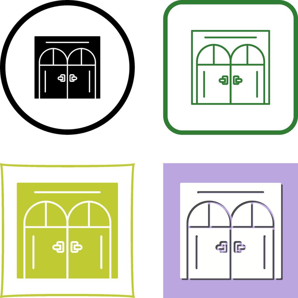 Door Icon Design vector