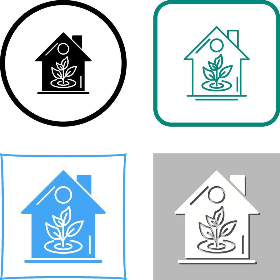 Plant Icon Design vector