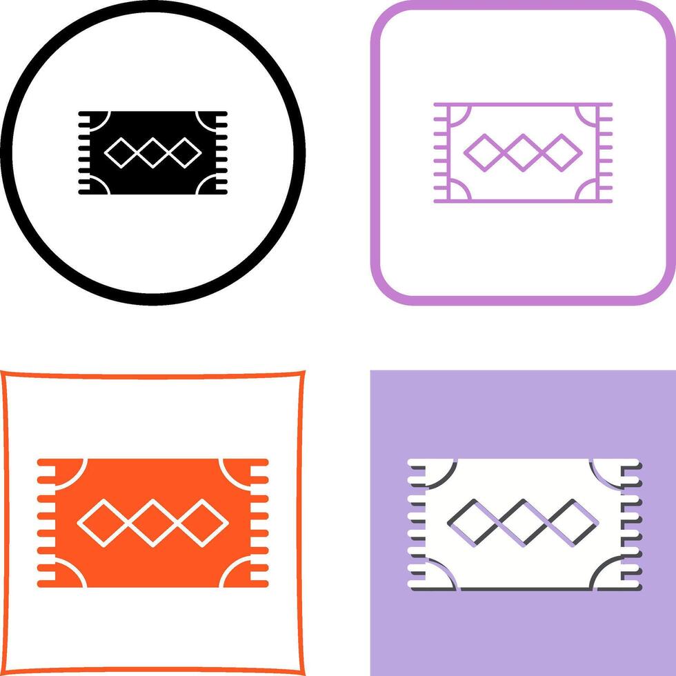 Rug Icon Design vector