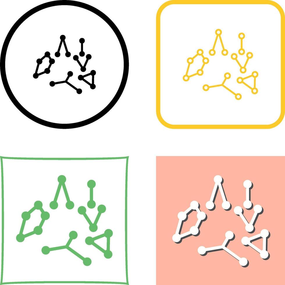 Constellation Icon Design vector