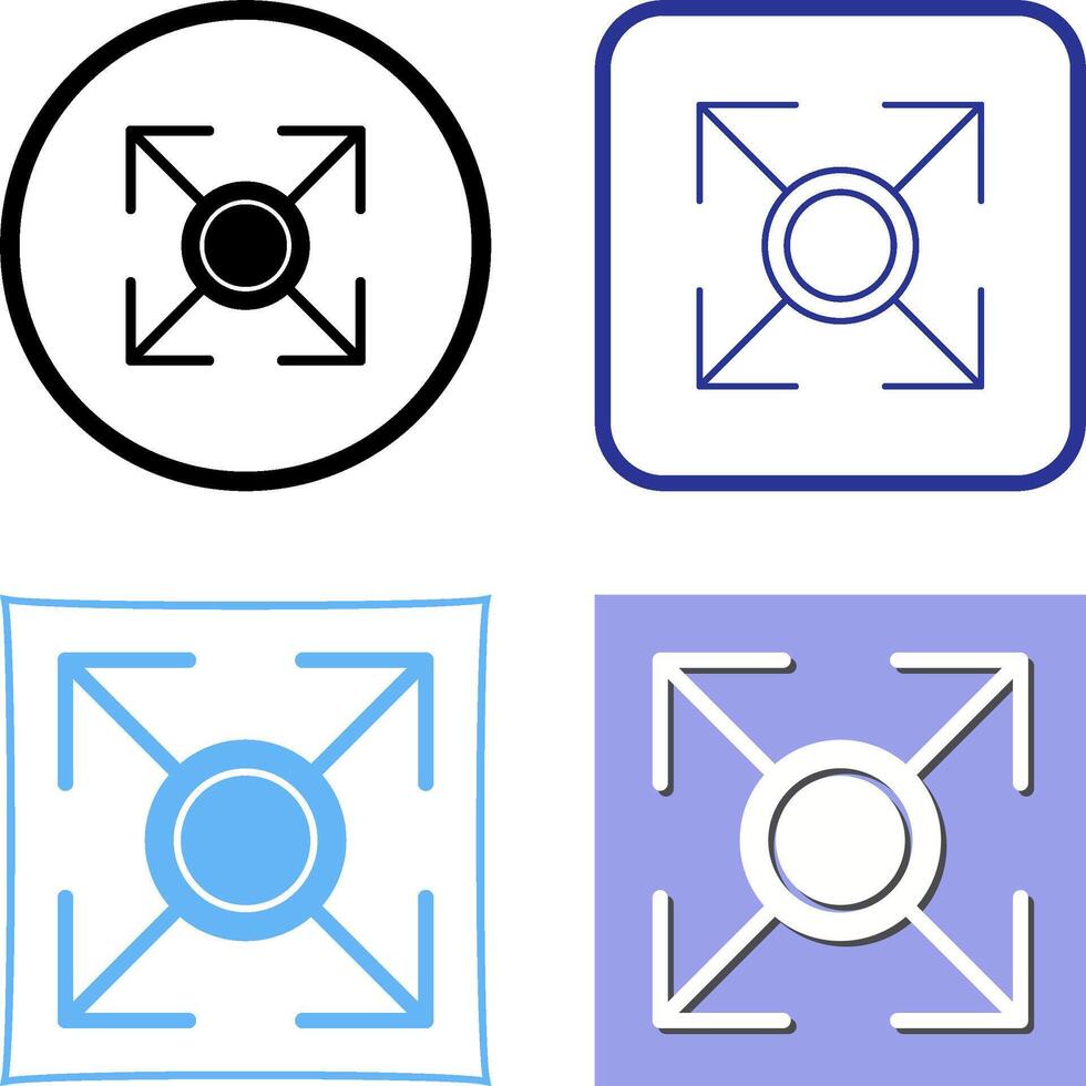 Expand Icon Design vector