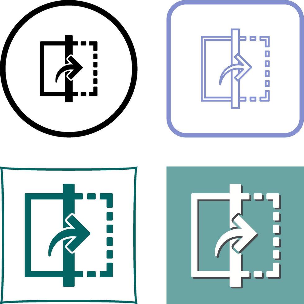Reflect Icon Design vector