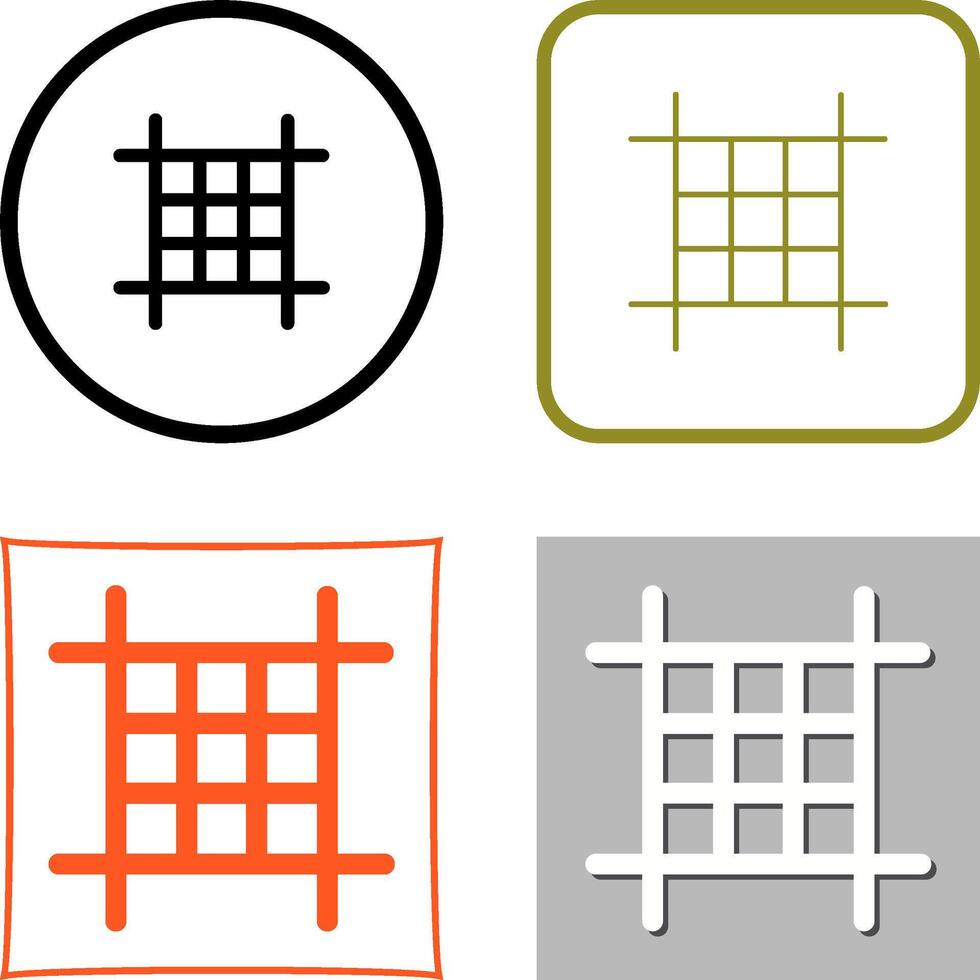 Square Layout Icon Design vector