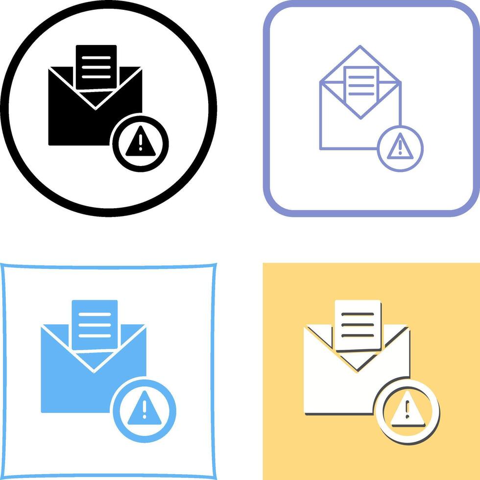 Spam Icon Design vector