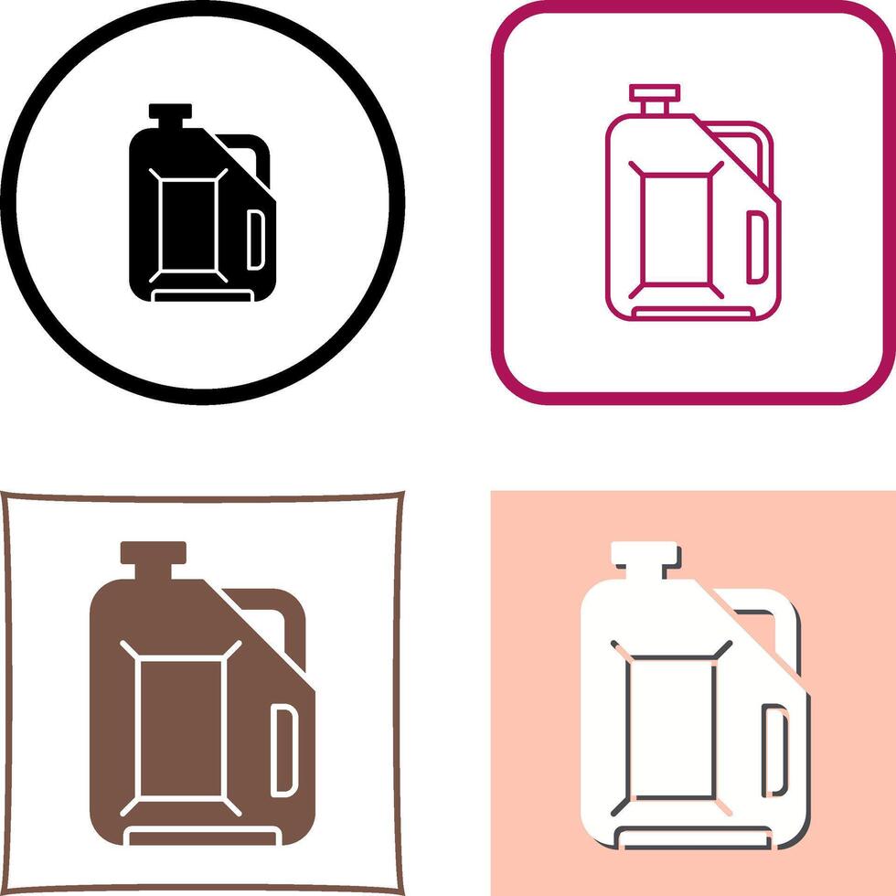 Jerrycan Icon Design vector