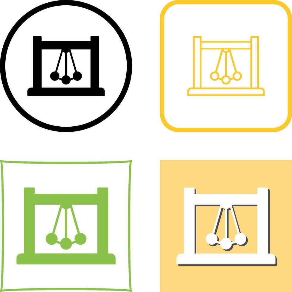 Pendulum Icon Design vector
