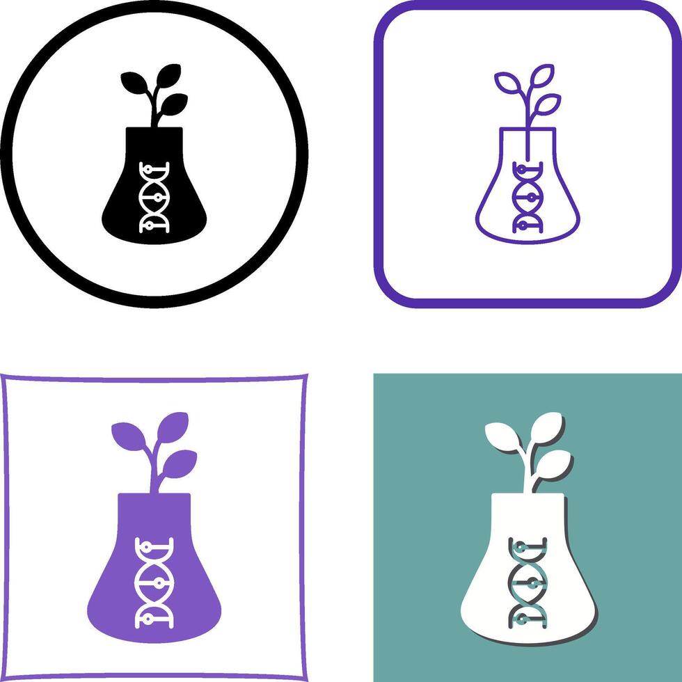 Biology Icon Design vector