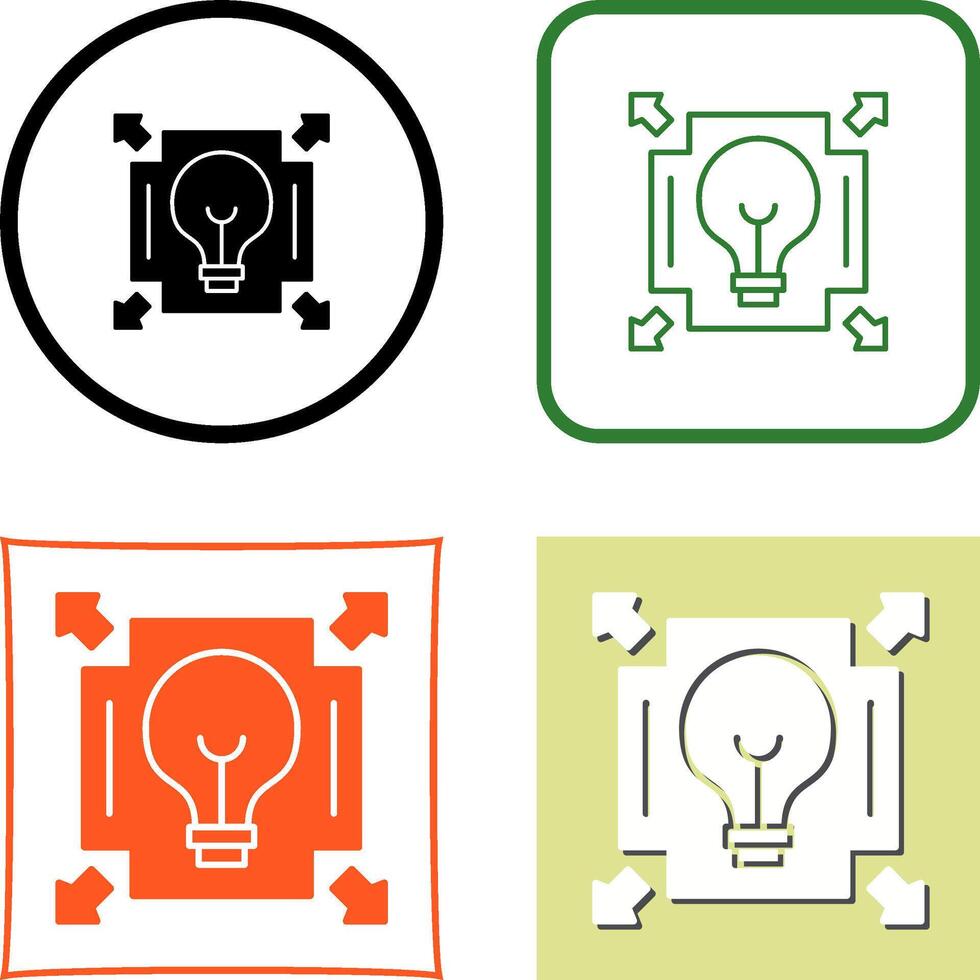 Diffusion Icon Design vector