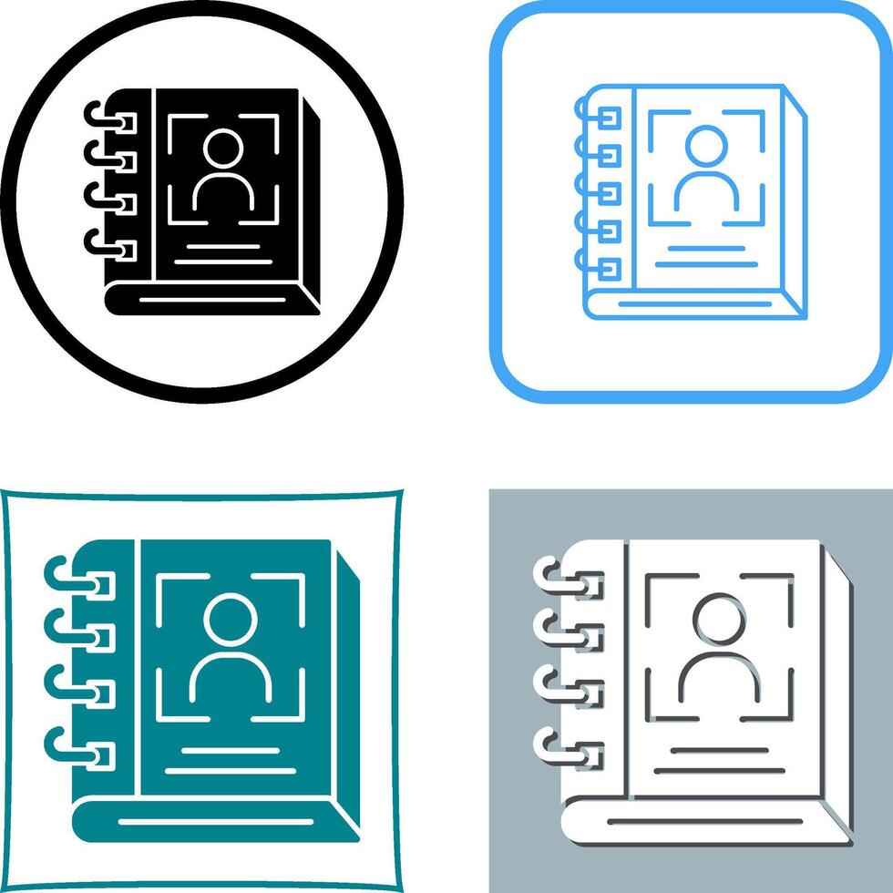 Directory Icon Design vector