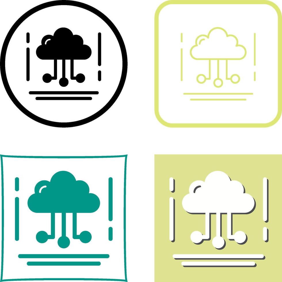 Network Icon Design vector