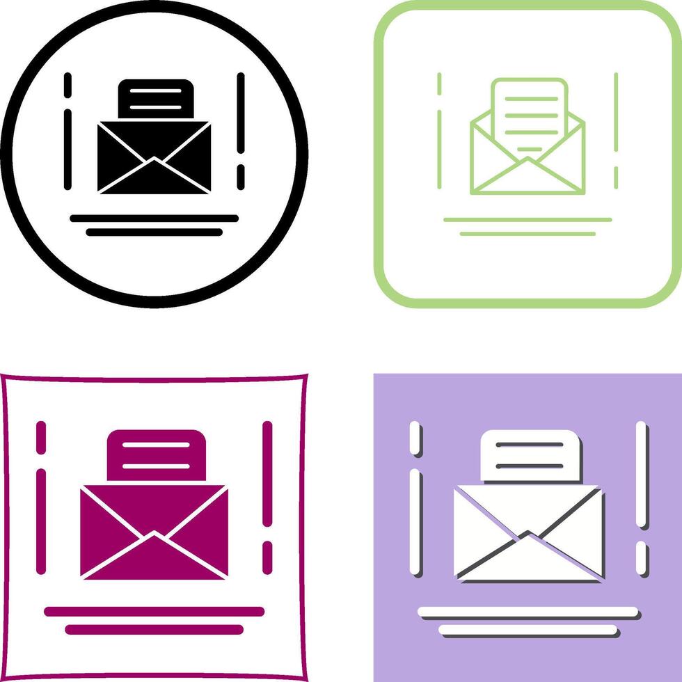 Email Icon Design vector
