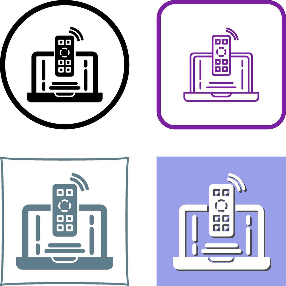 Remote Icon Design vector