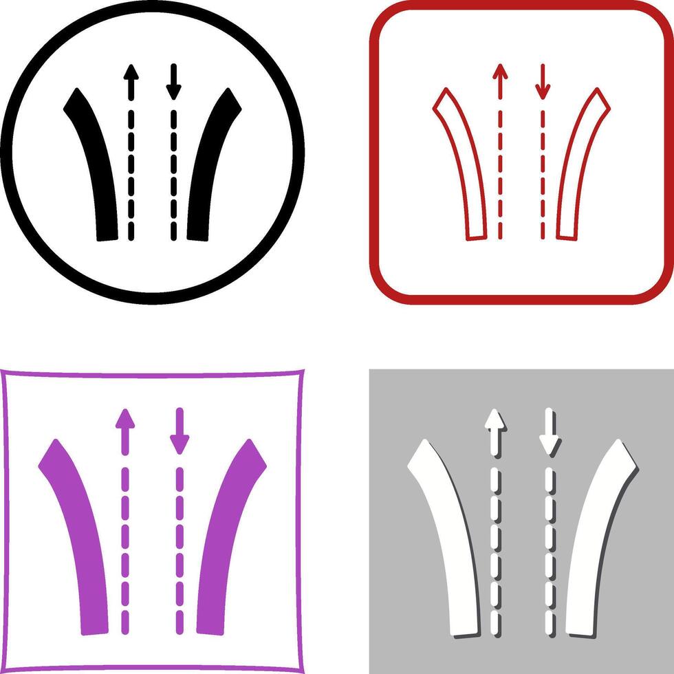 Way Icon Design vector