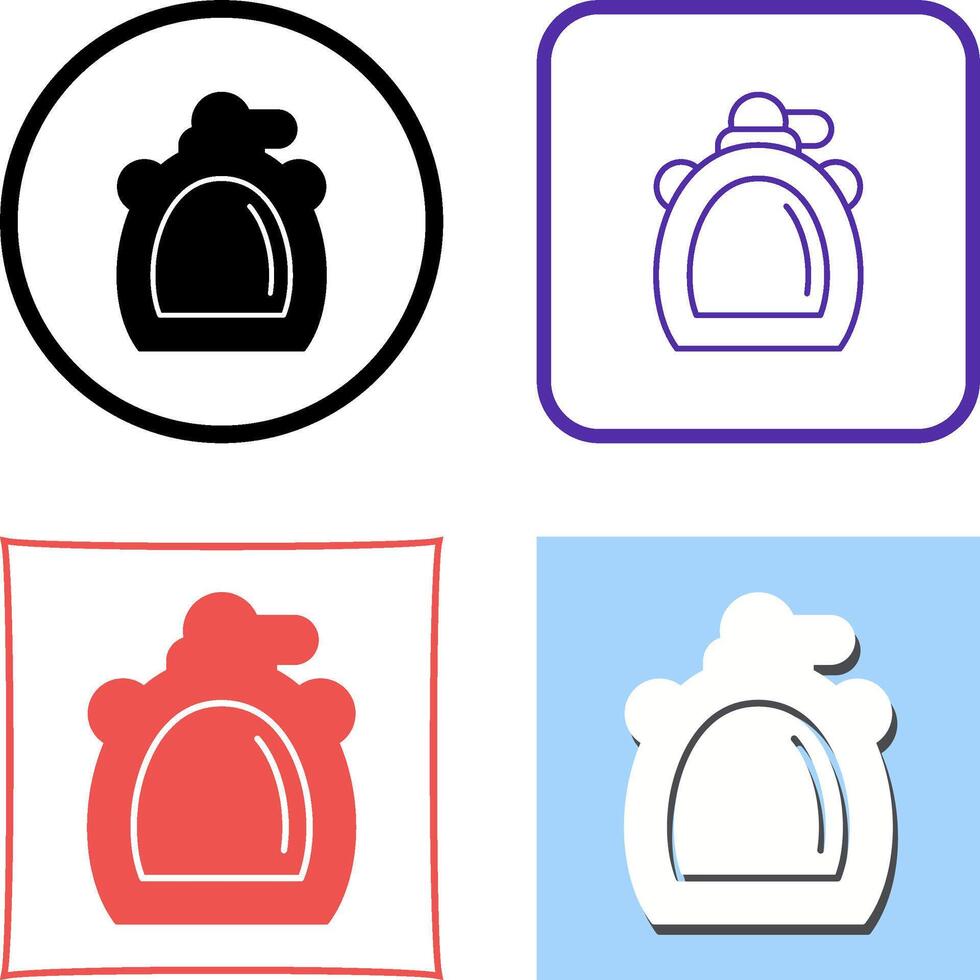 Canteen Icon Design vector