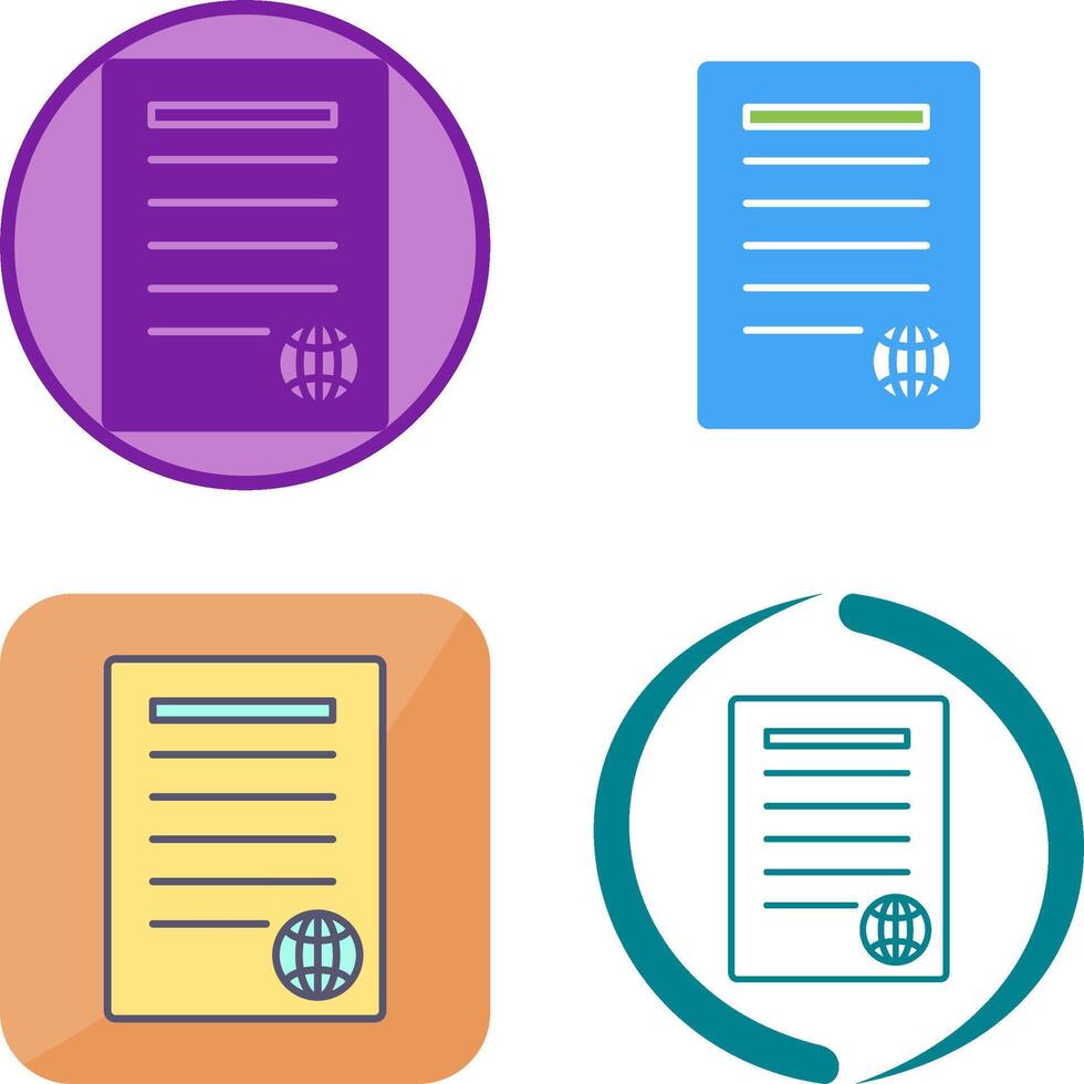 Unique Press Releases Icon Design vector