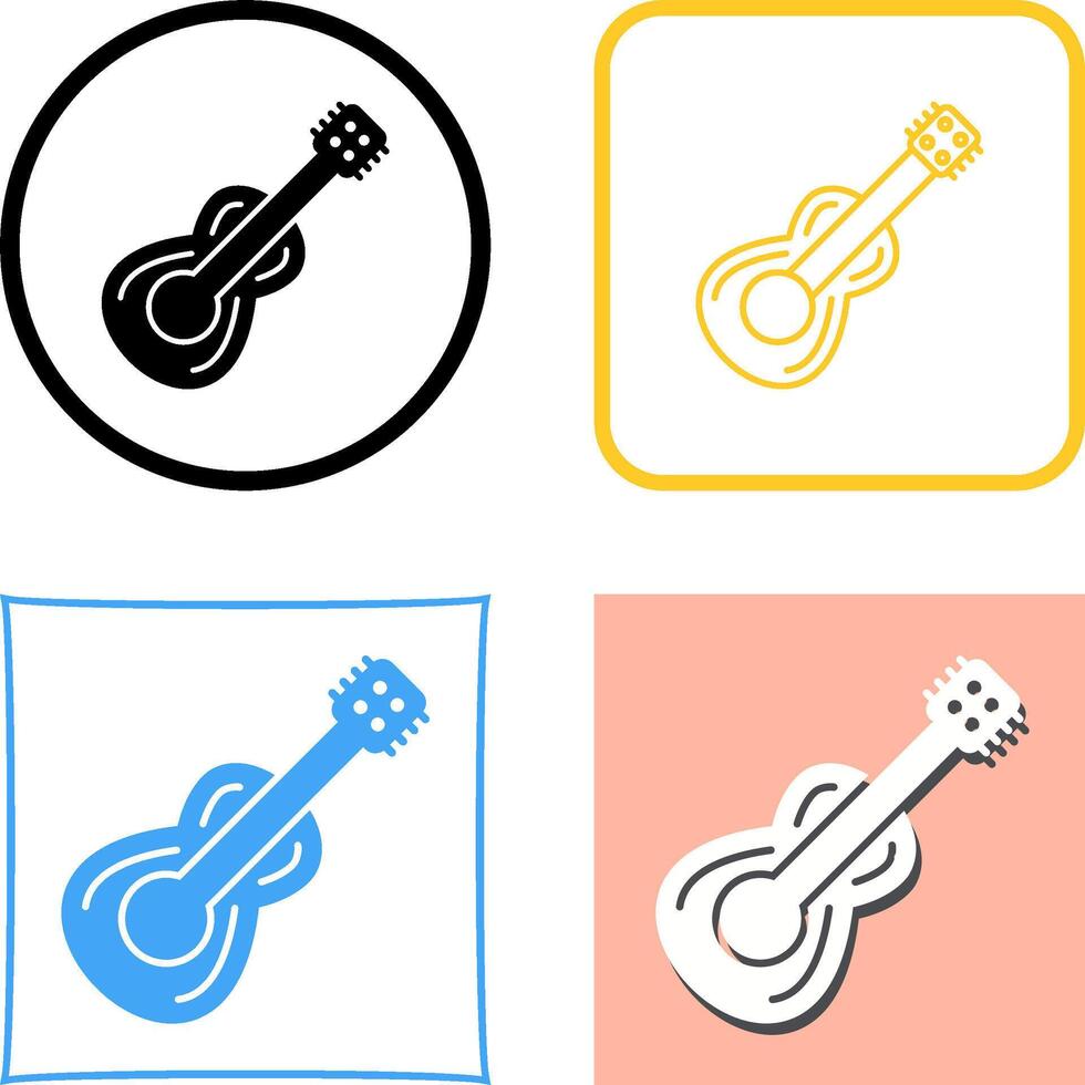 Guitar Icon Design vector