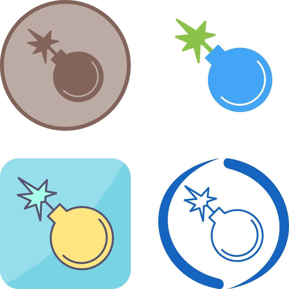 Danger of Explosion Icon Design vector