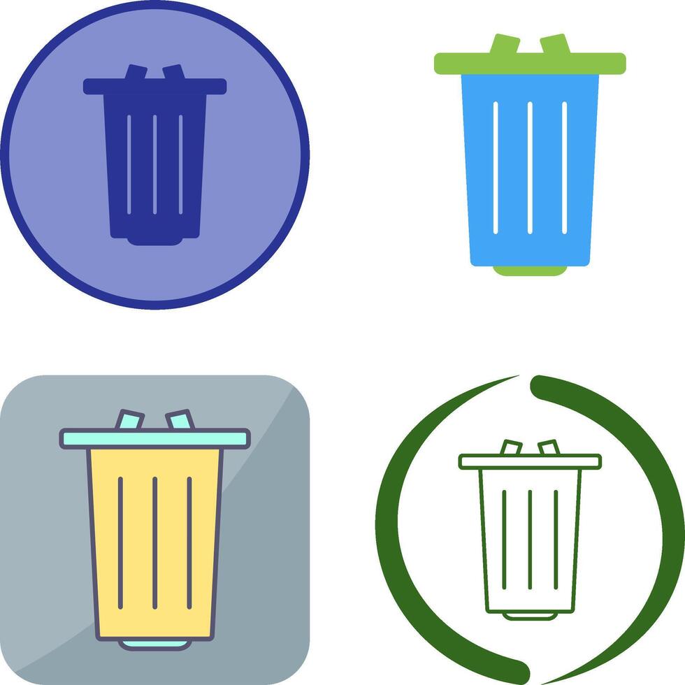 Garbage Icon Design vector
