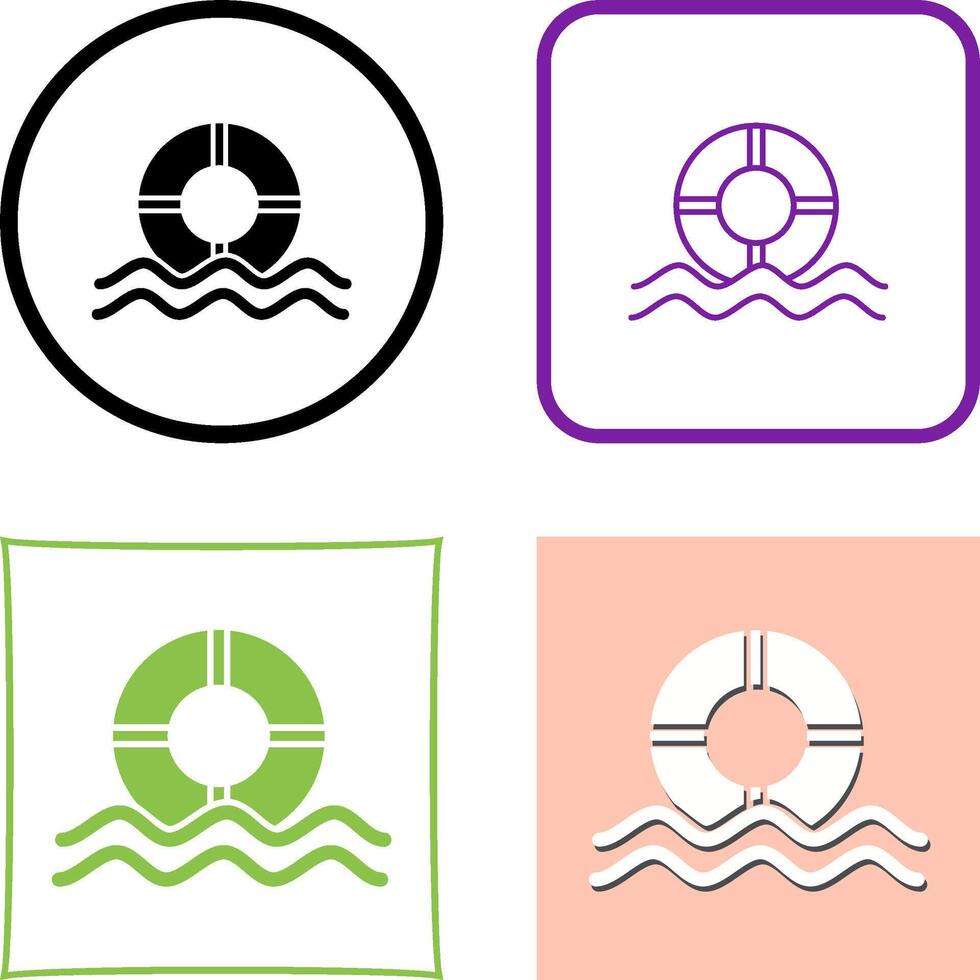 Float Icon Design vector