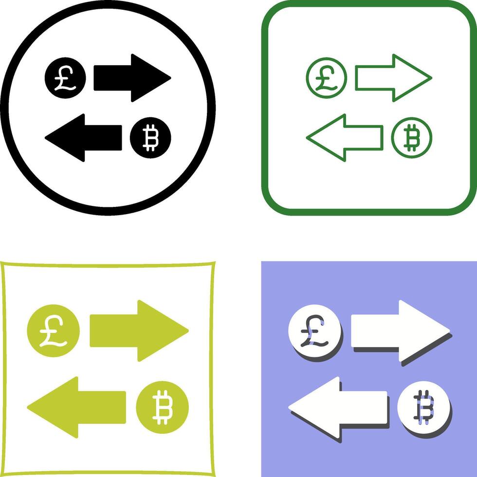 Exchange Icon Design vector