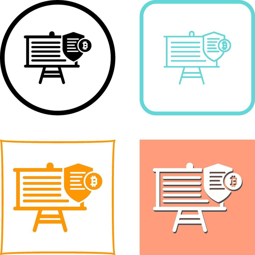 Presentation Icon Design vector