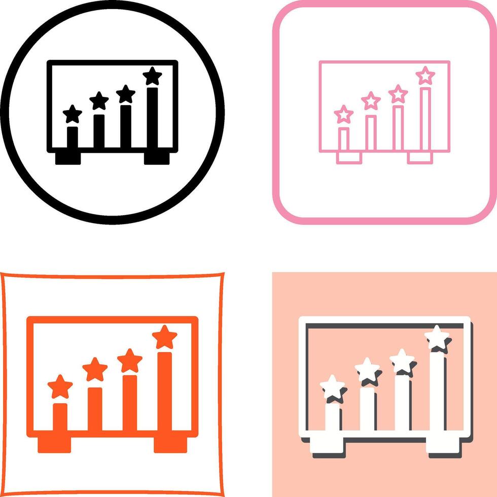 Rating Icon Design vector