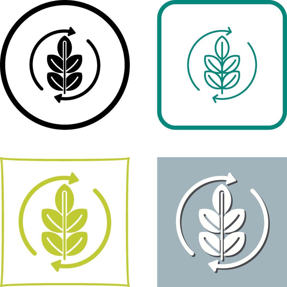 Agronomy Icon Design vector