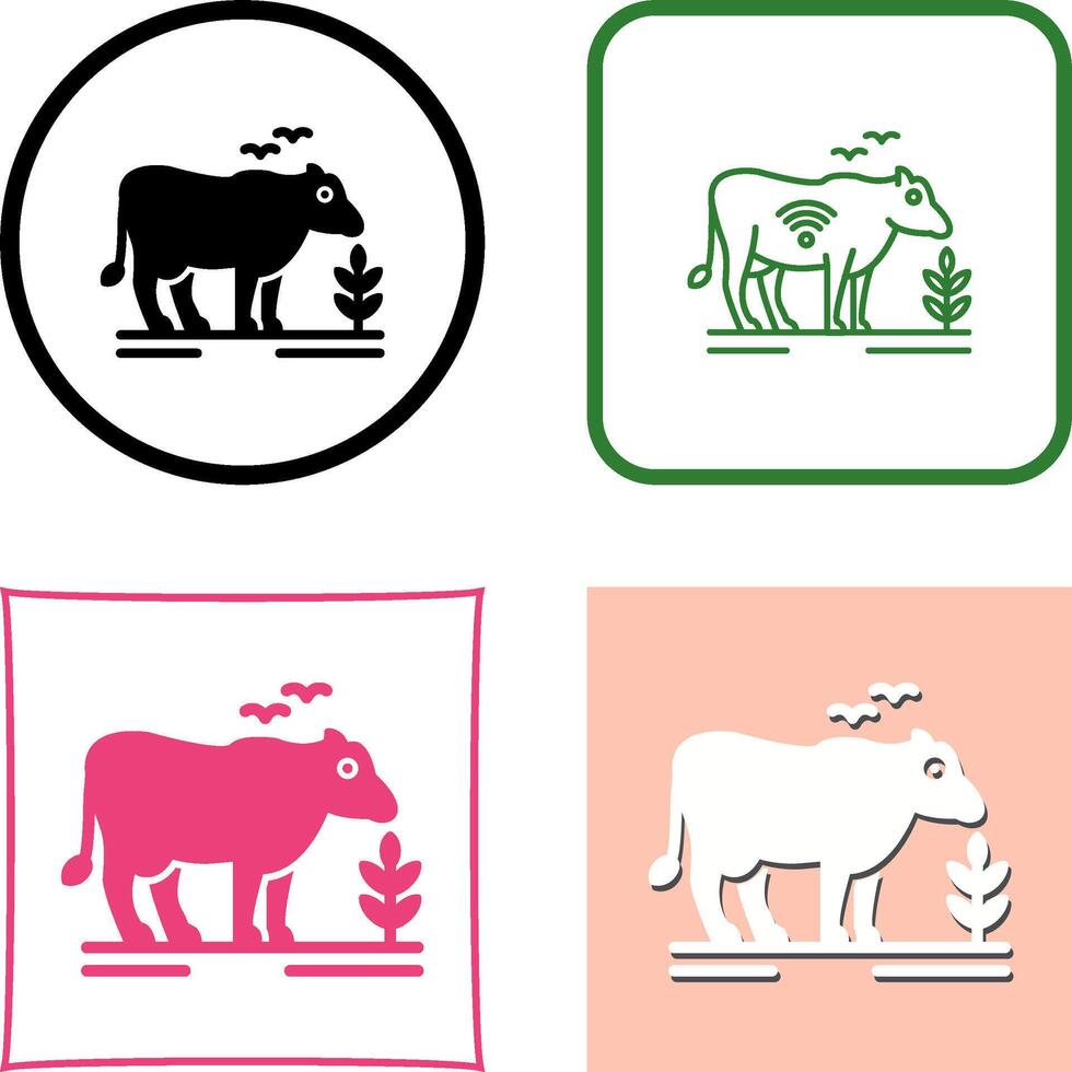 Cattle Icon Design vector