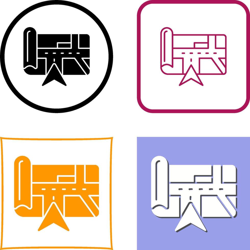 Navigation Icon Design vector