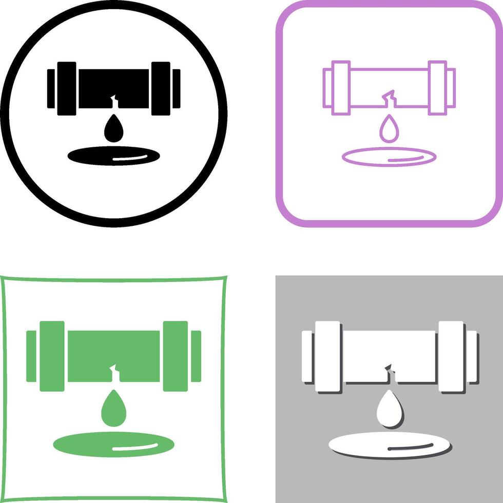 Leak Icon Design vector