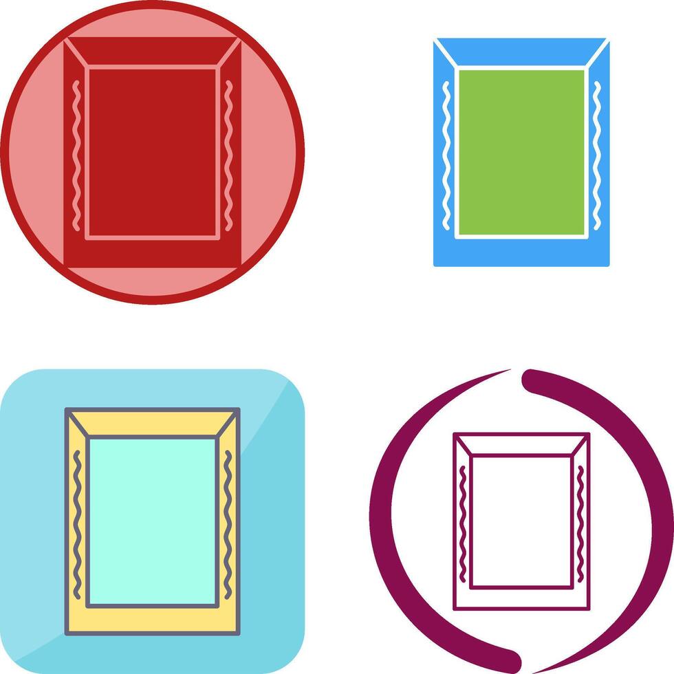 Unique Frame Icon Design vector