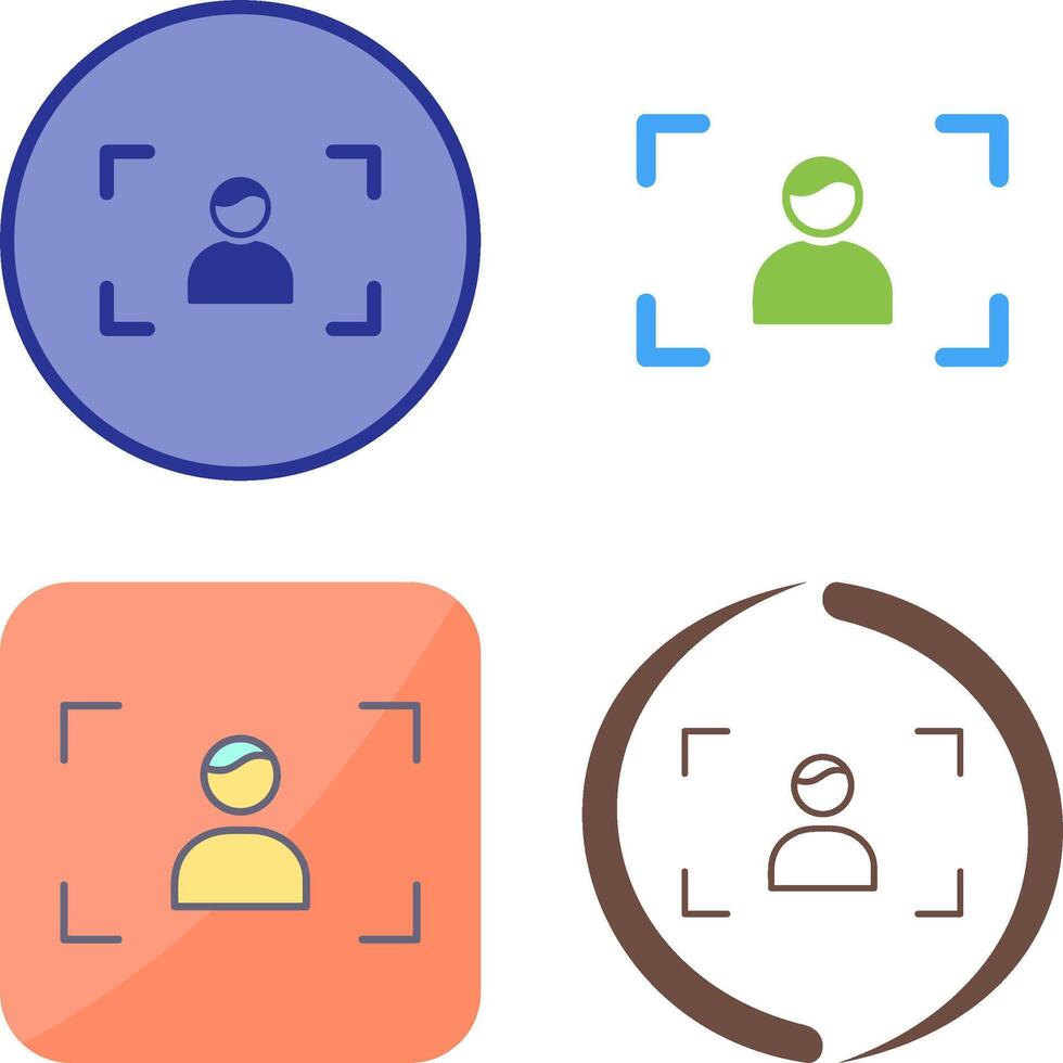 Unique Focus Icon Design vector
