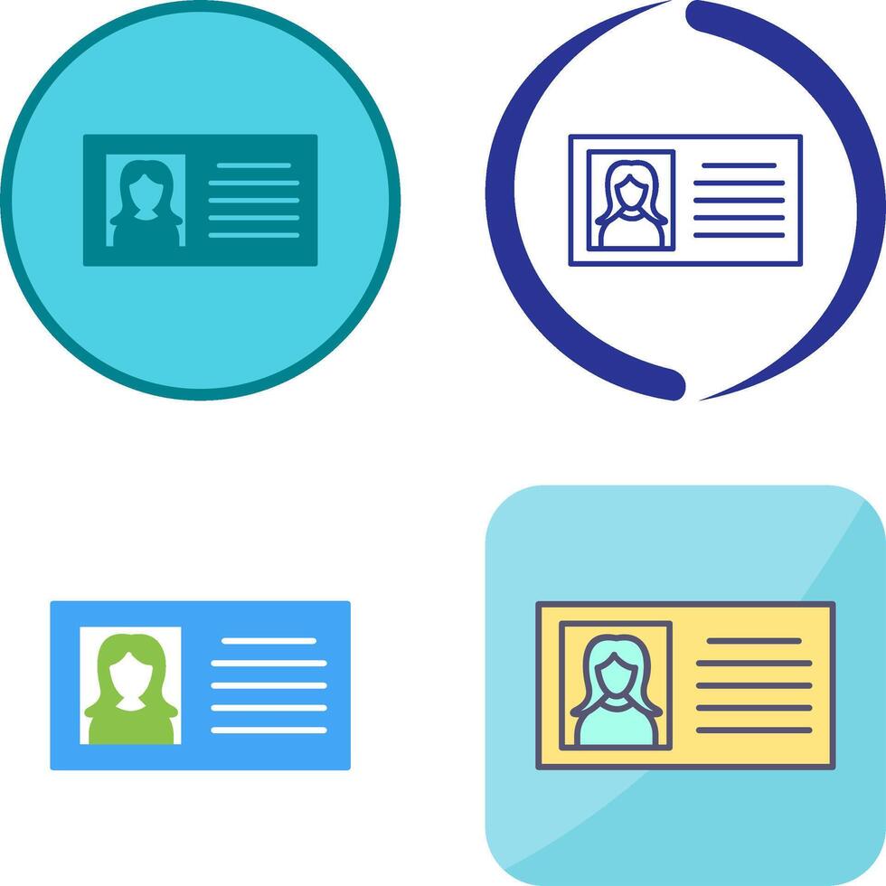 Female Profile Icon Design vector