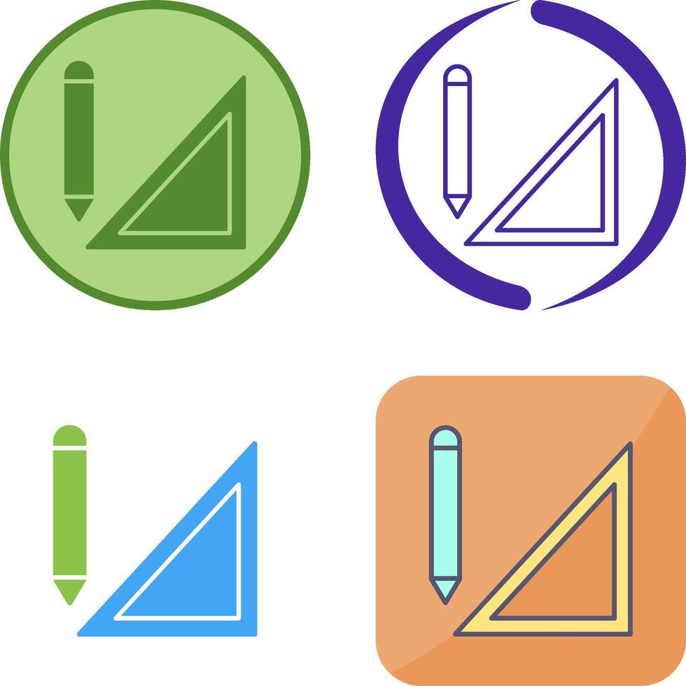 Drawing Tools Icon Design vector