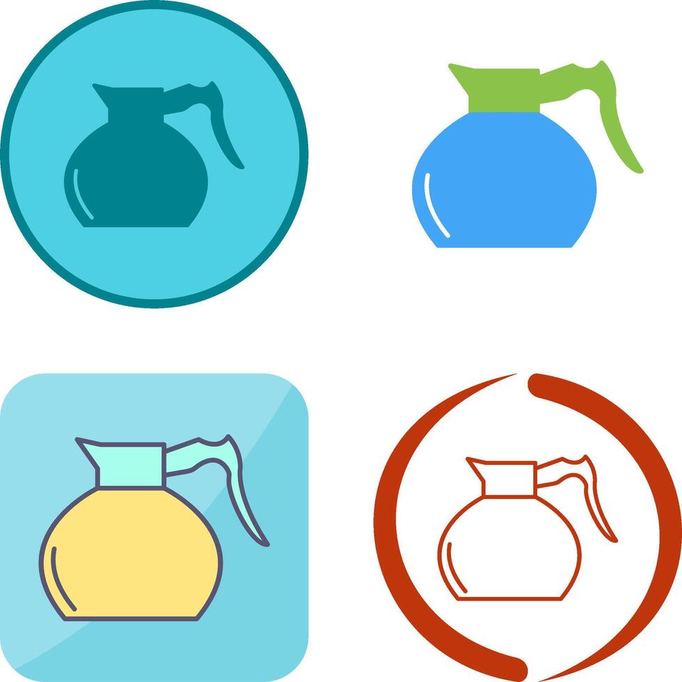 Coffee Pot Icon Design vector