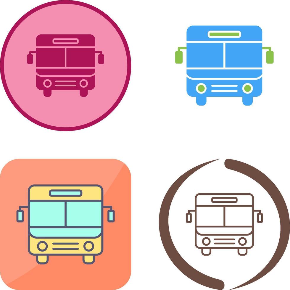 Bus Icon Design vector